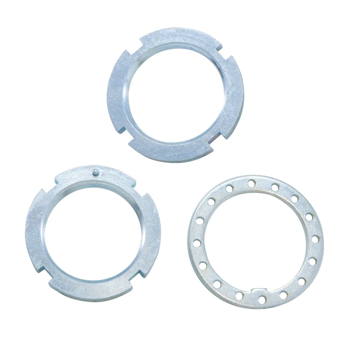 Spindle Nut Kit For Dana 30 Dana 44 & GM 8.5 Inch . Not Cj Or Scout. D30 D44 & 8.5 Inch Front Spindl Nut Kit Includes Washer(Not Cj Or Scout) Replaces 28068X Yukon Gear