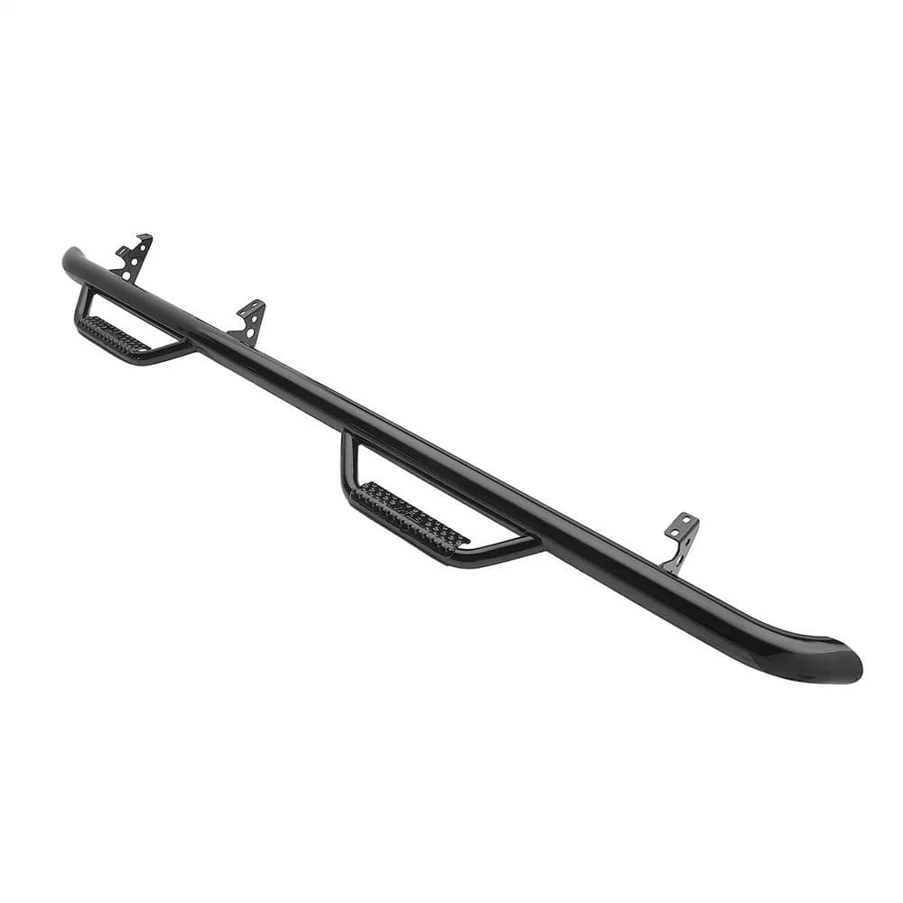 Toyota 07-08 Tundra Crew Max Short Bed Side Bar N-Fab Sides Black Powder Coat - 4 Step