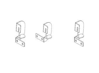 Go Rhino D64052TK - Dominator Xtreme D1,,D2, D6, DSS, DT Side Steps - Mounting Brackets Only - Textured Black