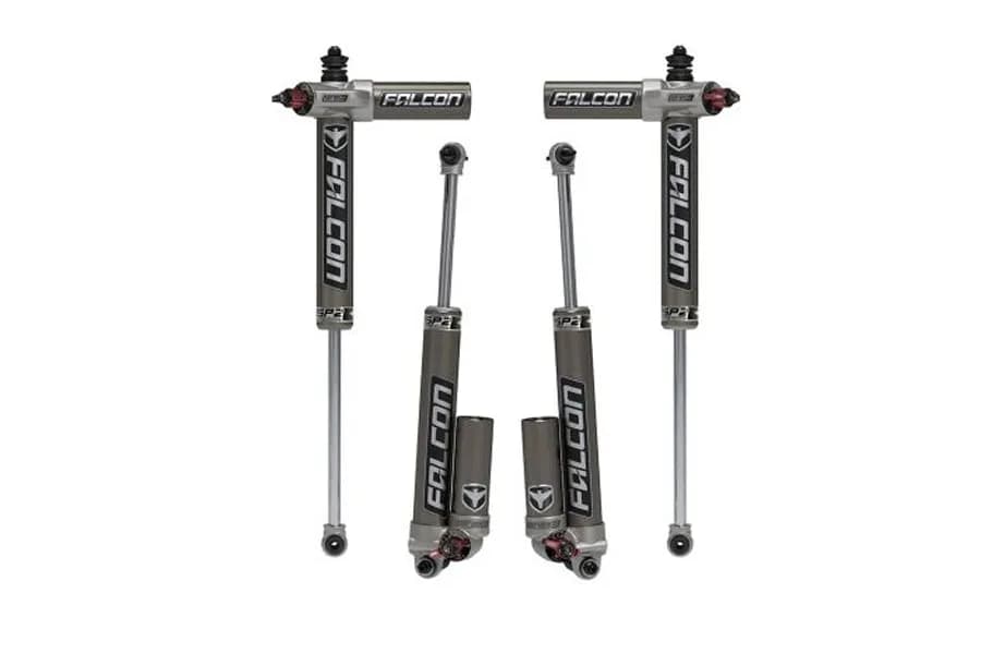 Terafex Falcon SP2 3.3 Fast Adjust Piggyback Shock Kit 3-4.5in Lift - JK 4dr