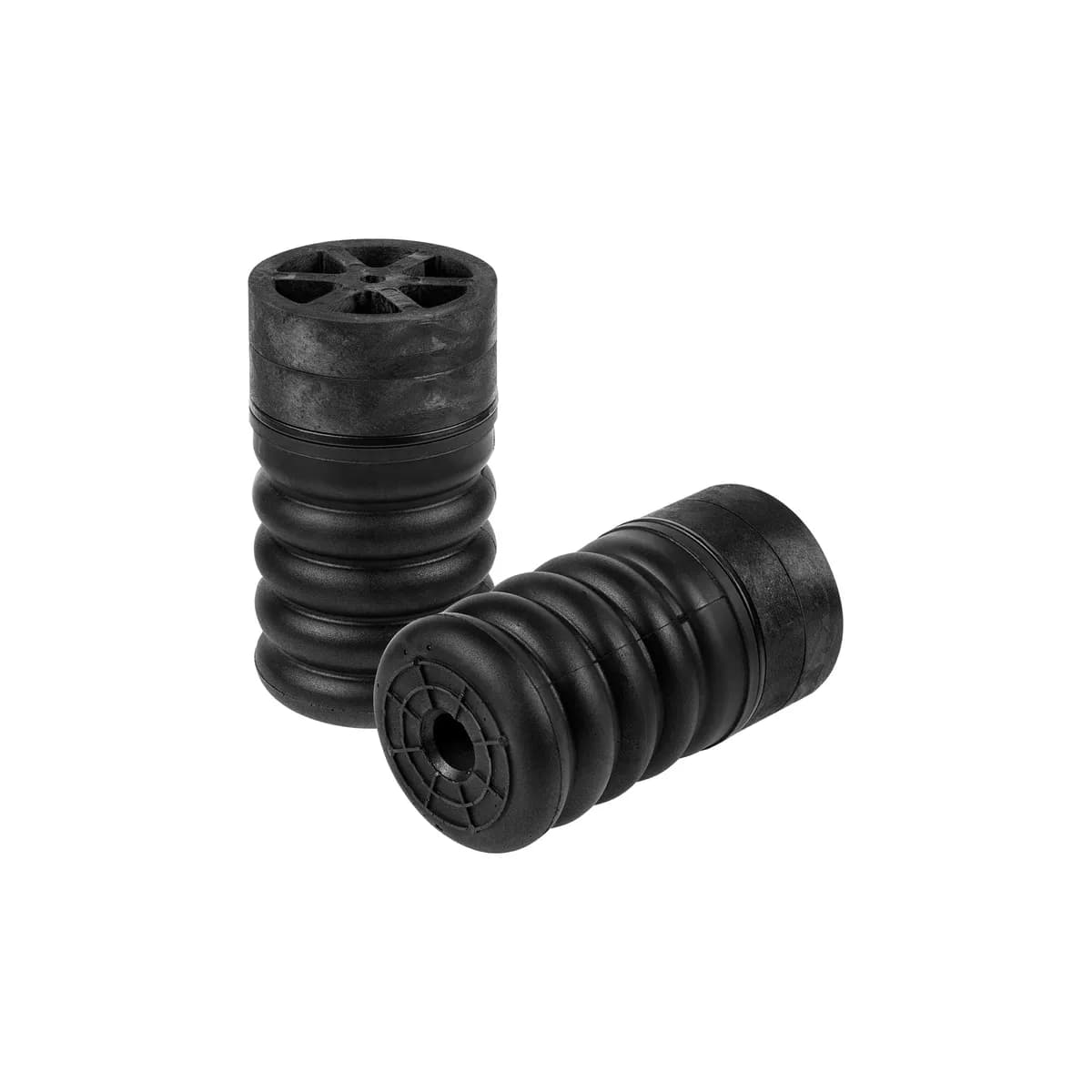 SumoSprings; Front Or Rear; Incl. Four 1 in. Spacers; For Fabricators And Custom Applications; One Piece Hollow Center; 1500 lbs. At 50 Percent Compression; Black;