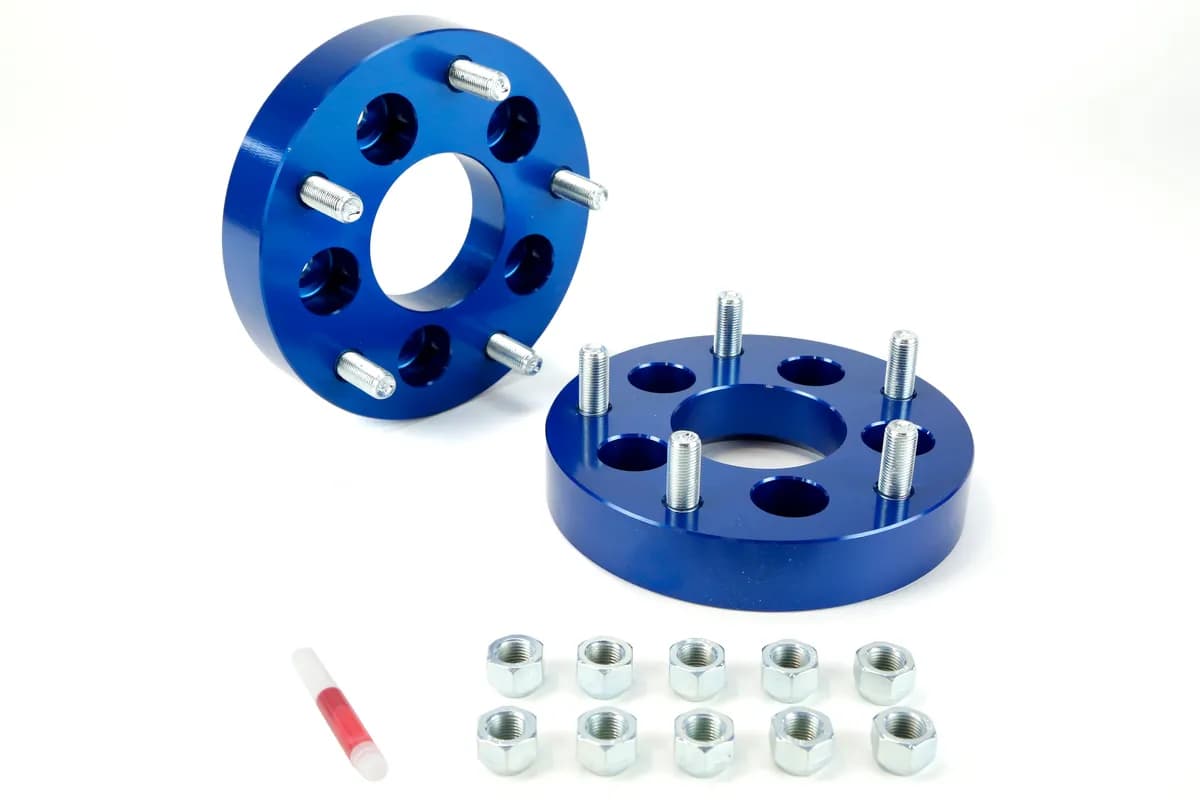 0212 Liberty/8706 Wrangler 5 X 41/2in To 5 X 51/2in Blue Wheel Adapters(Pair)