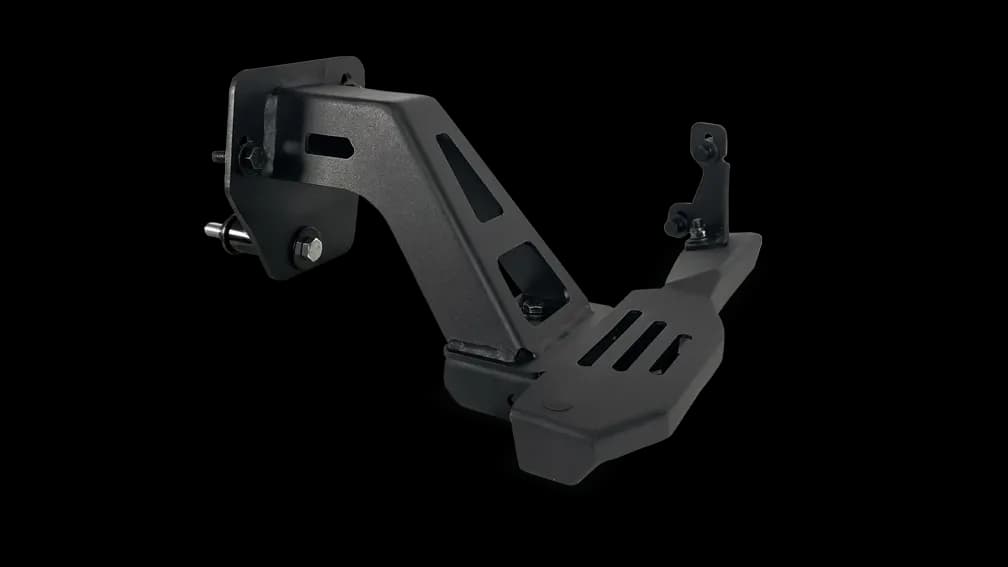 Rear Bumper Step; 3/16 in. Steel Plate; Bolt On Design; For use Only w/PN[JT-2965];