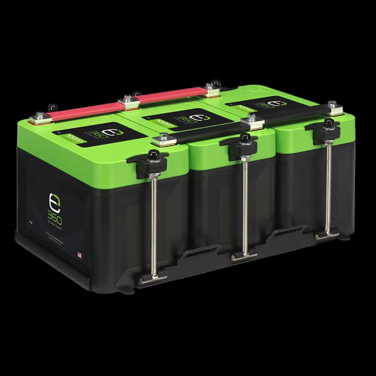 Group 27 3-Battery LiFePO4 Lithium Mounting Kit