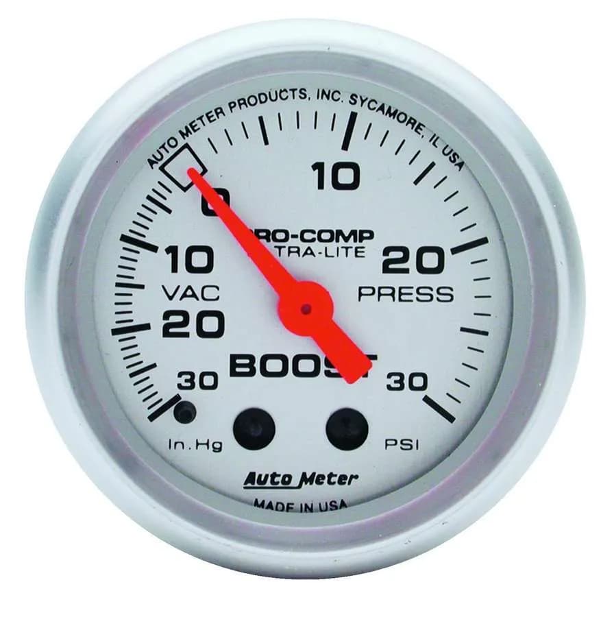 2-5/8in. Boost/Vacuum; 30 in Hg/30 Psi; Ultra-Lite