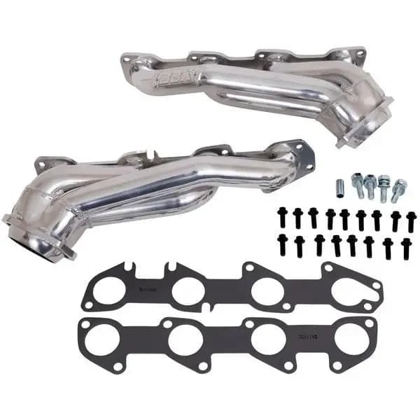 2005-2008 Dodge 5.7l Challenger Charger Hemi Cars 1-34 Shorty Headers Polished Silver Ceramic