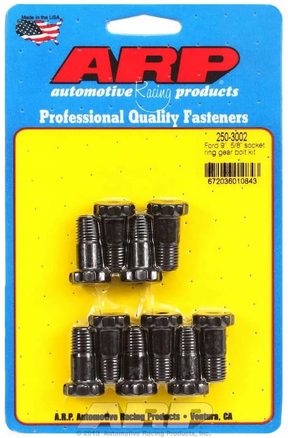Ford 9 in 716 in diameter 58 in socket ring gear bolt kit