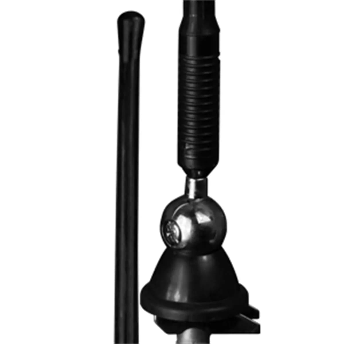 ANTENNAWorks; Universal Rubber Antenna; Side/Roof Mount; For 1in./25mm Hole;SplitBall;14in./36cm Remov. Blk Conductive Rubber Mast;54in./137cm Cable;AM/FM;
