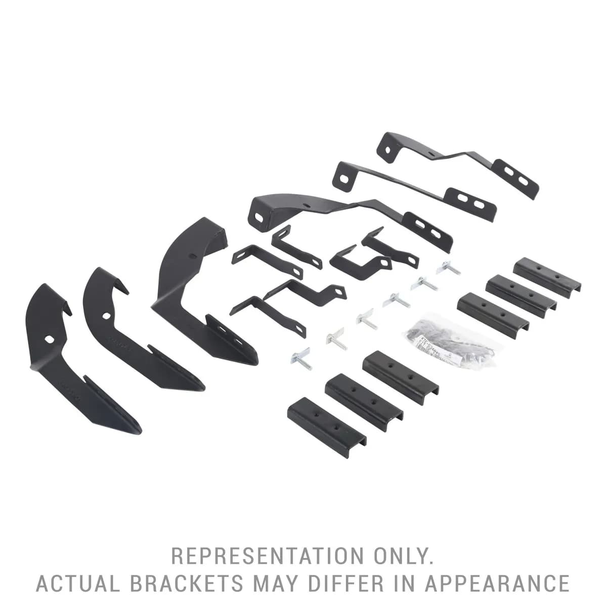 go Rhino 6940516 - V-Series V3, Rb30 And rb Slim Side Steps - Mounting Brackets Only - Textured Black