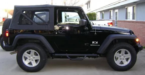 N-Fab Wheel to Wheel Steps Textured Black - JK 2012+ 2dr