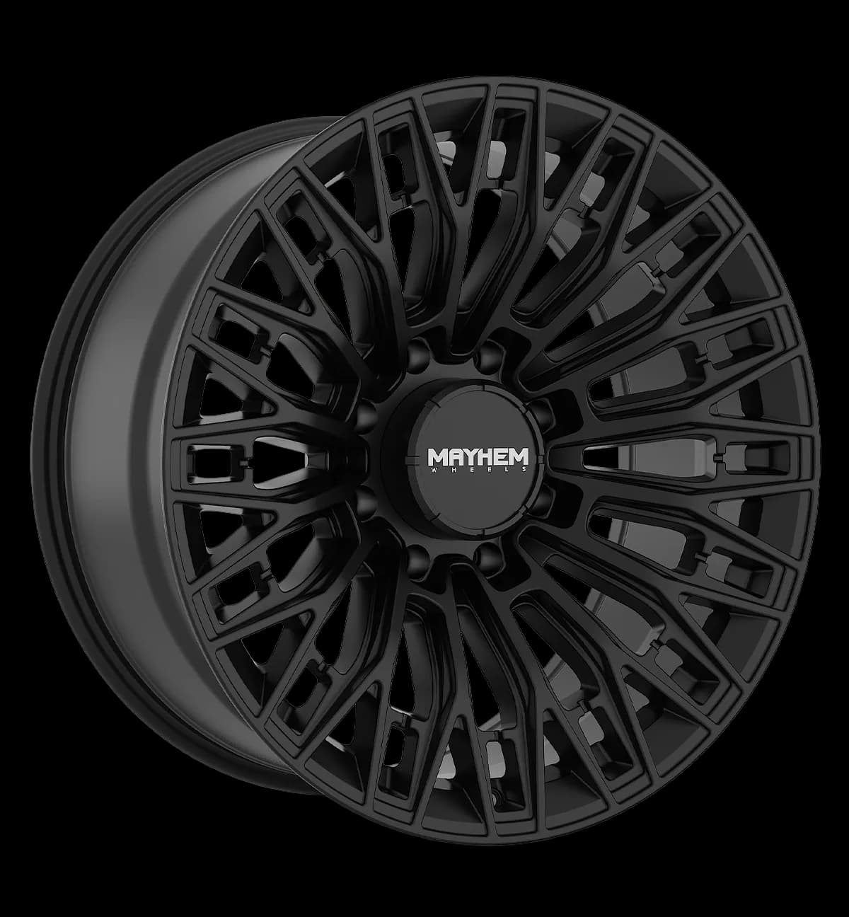 Cyclone (8121) Gloss Black 20x9 8170 18mm 125.2mm