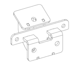 Go Rhino D64129TK - Dominator Xtreme D1,,D2, D6, DSS, DT Side Steps - Mounting Brackets Only - Textured Black