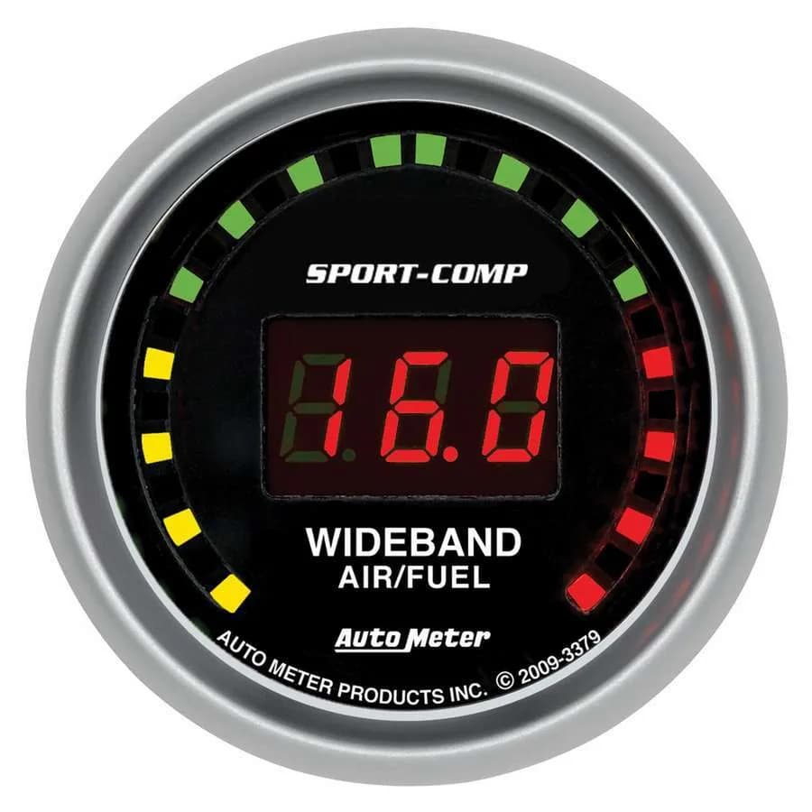Gauge, Air/Fuel Ratio-Wideband, Street, 2 1/16", 10:1-17:1, Digital, Sport-Comp