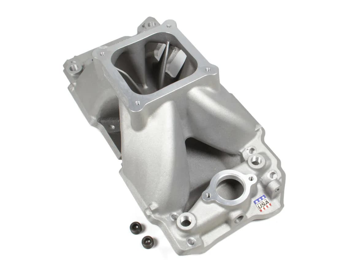 Manifold, BB Chevy, Short Deck, Super Victor II (565), CNC Port-Matched for #60409 CNC Heads