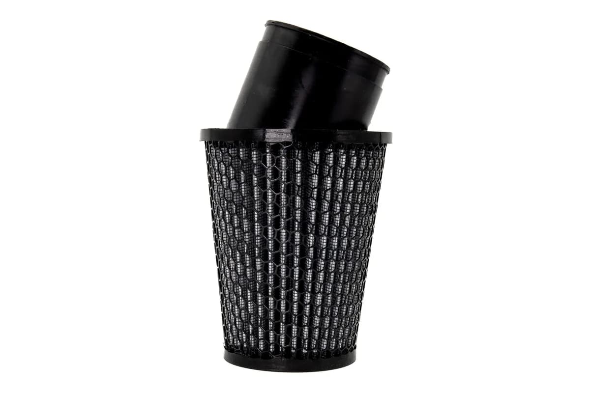 Filter Air Kart Asphalt 2.437in Inlet 5in Black