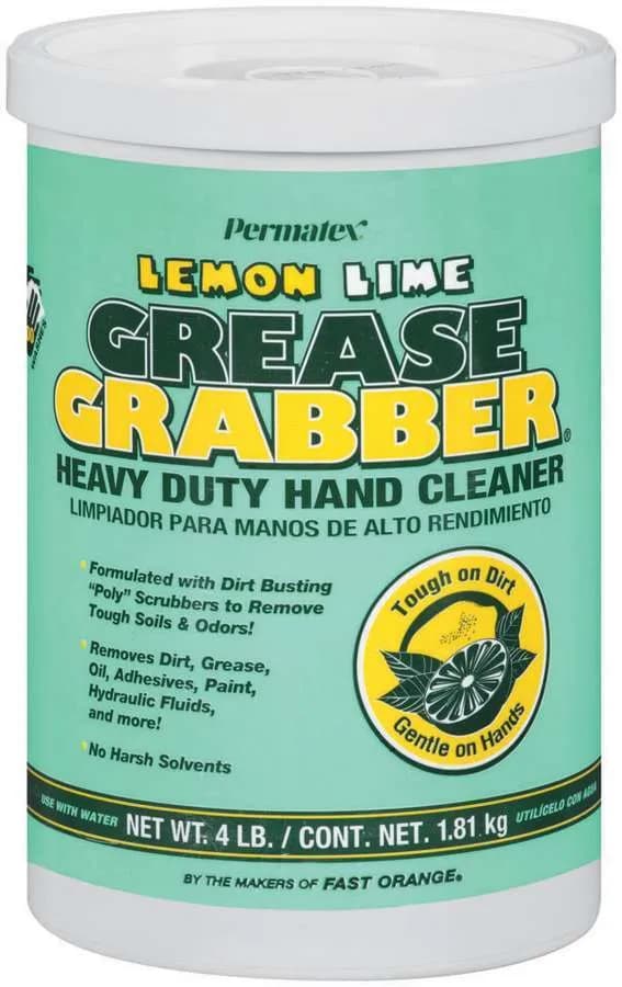 Grease Grabber Hand Cleaner Lemon Lime 4lb Plastic tu