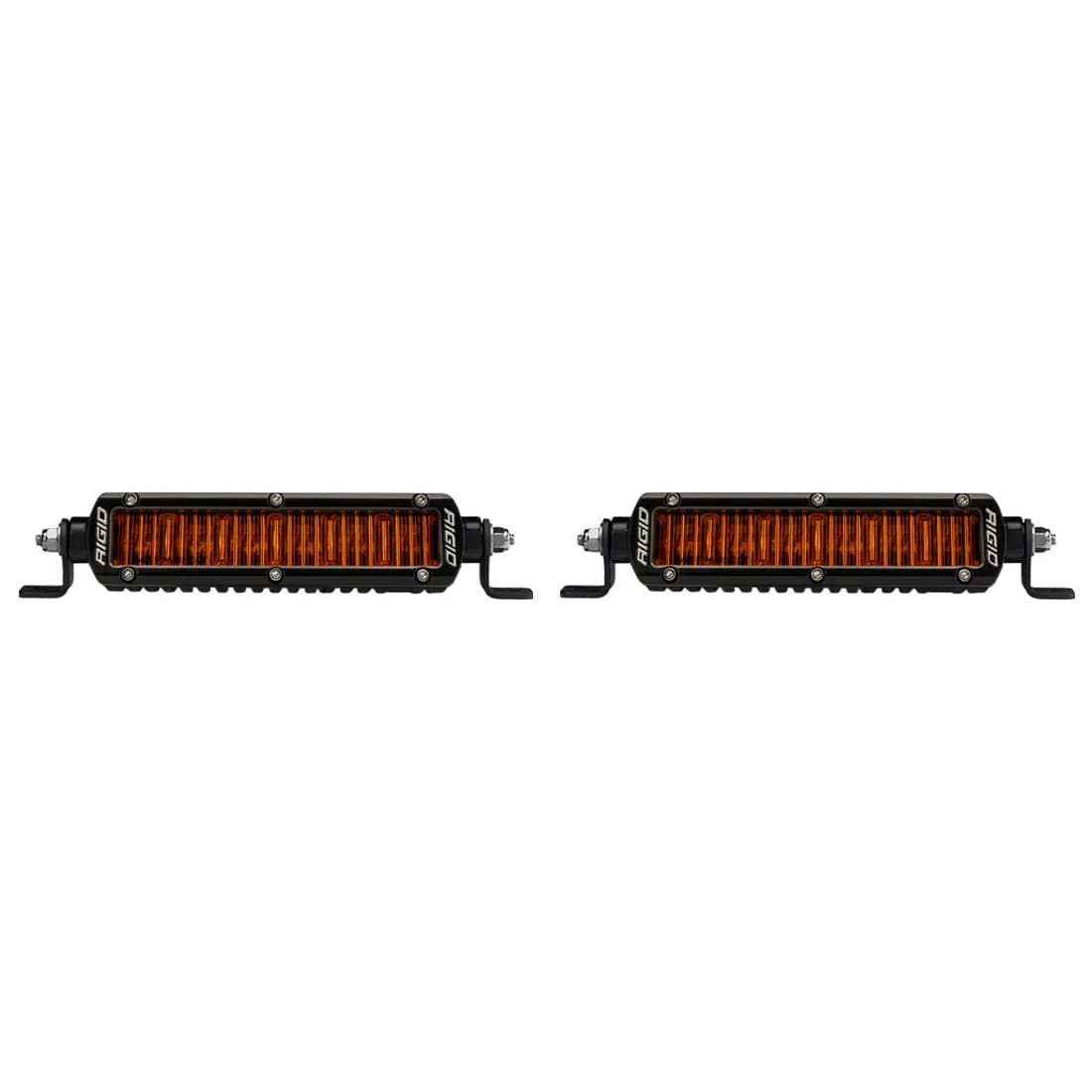 Rigid Industries 906705 Sr-Series SAE 6 Inch With Amber Pro Lens - Pair