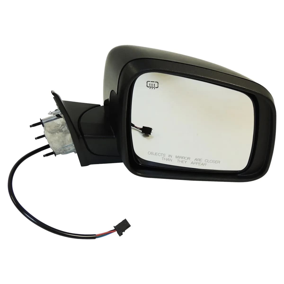 Crown Automotive Jeep Replacement 1NT48AXRAI Right Power, Heated, Manual Folding Mirror for 2011-2016 Jeep WK Grand Cherokee