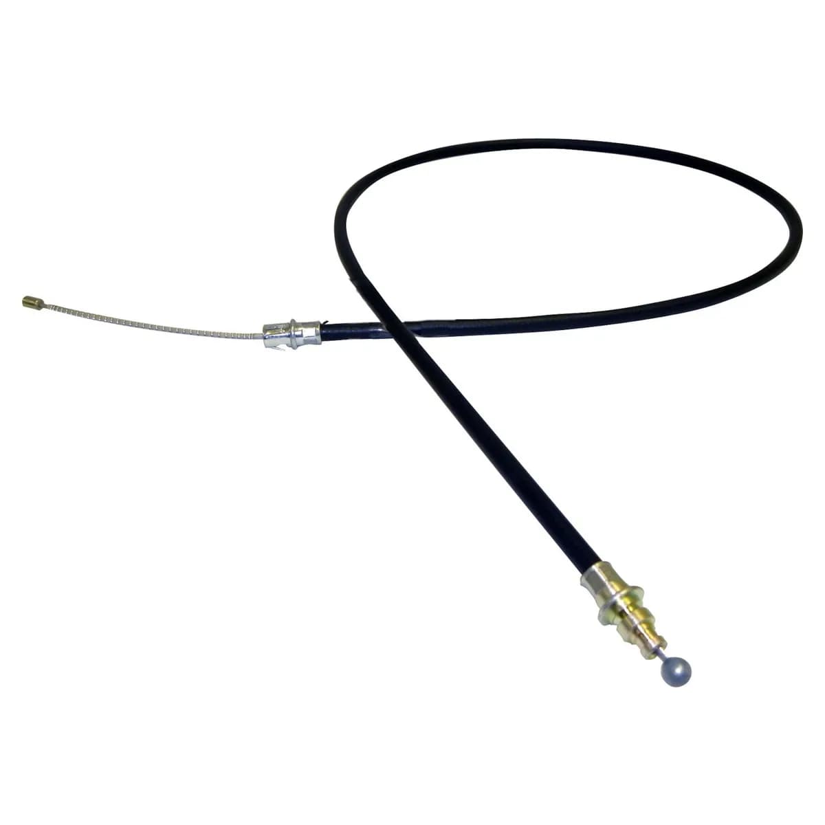 Crown Automotive Jeep Replacement J3239949 Right Rear Parking Brake Cable for 1981-1986 Jeep CJ-5, CJ-7, CJ-8, 61.25 Long
