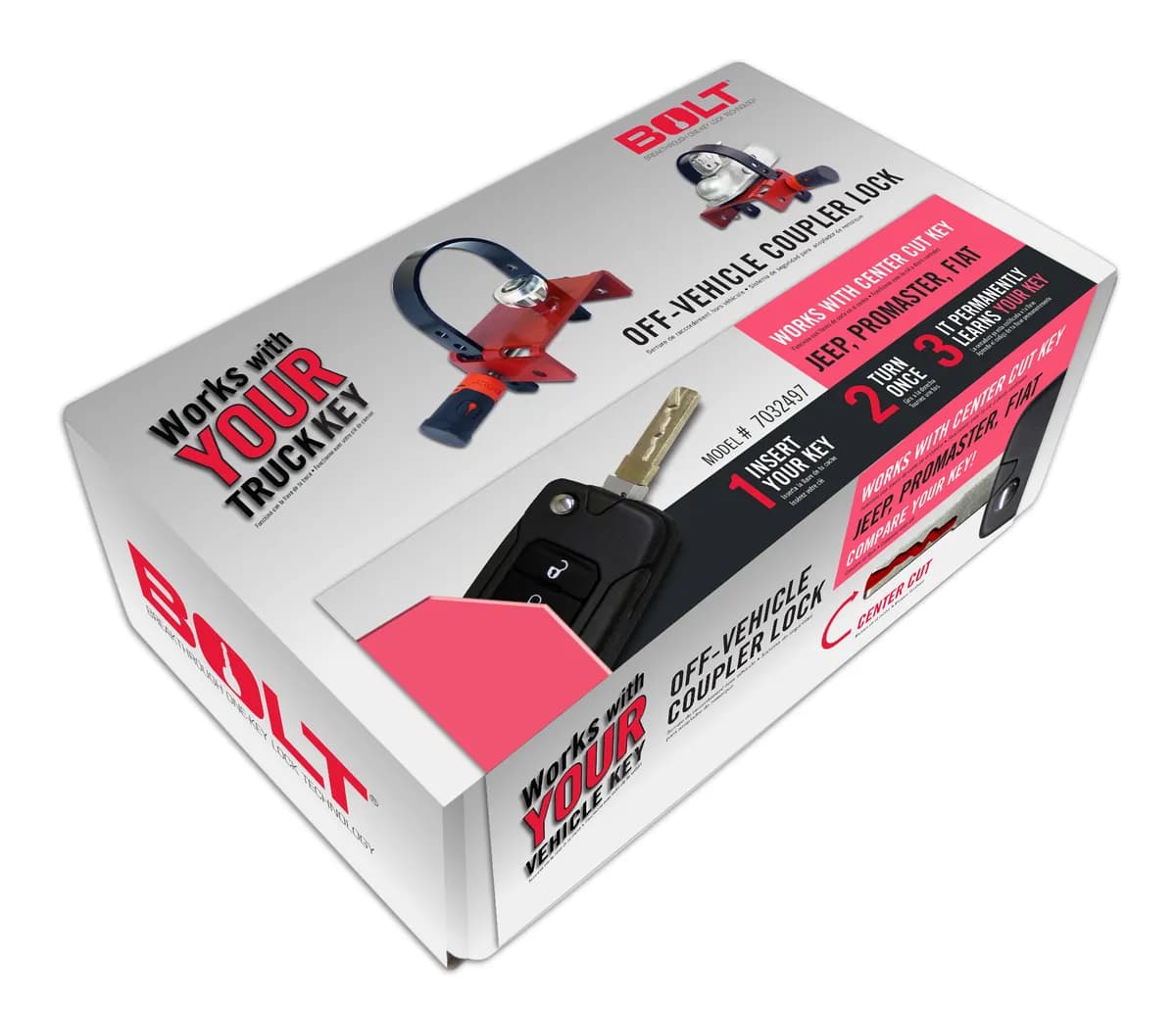 All Jeep Center Cut Includes JL Offvehicle Coupler Lock