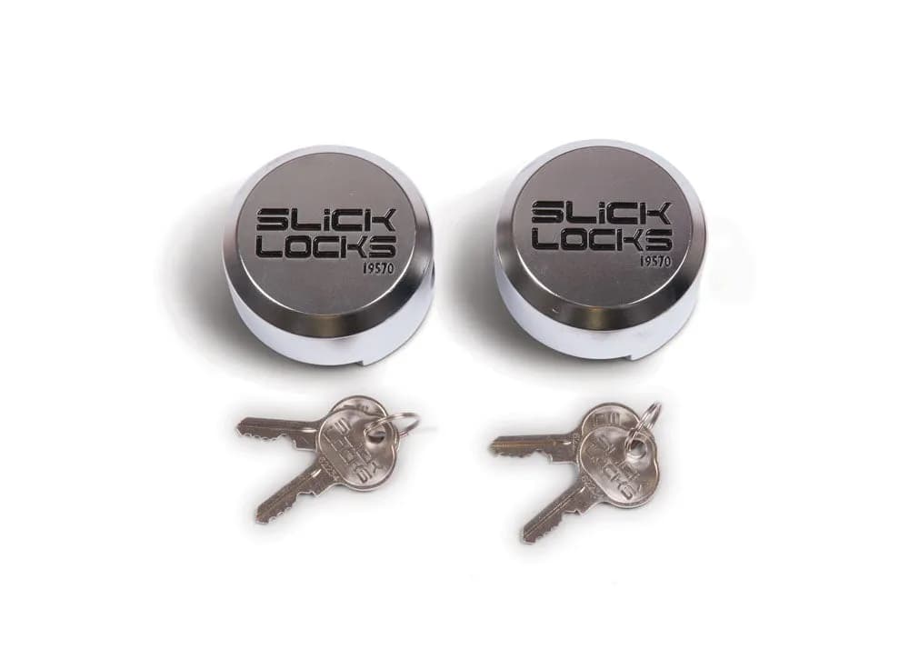 SL-AL-PL 2KA Replacement Aluminum Puck Lock - 2 Pack (Locks Only, Spinner 360 and weather covers sold separately ) Spinners are required for locks.