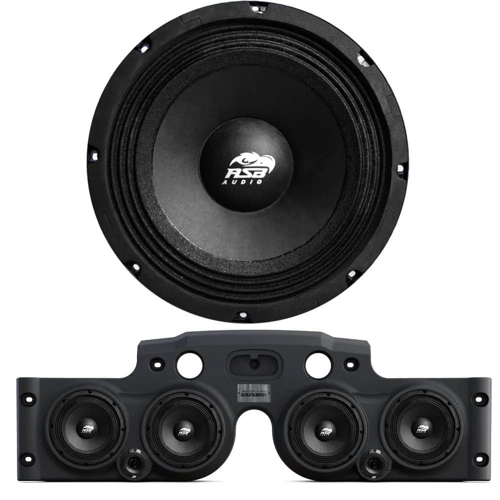 JK/JKU American SoundBar Package (Grey)