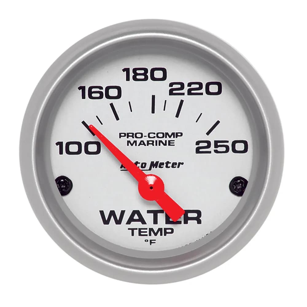 2-1/16in. Water Temperature; 100-250 f; Marine Silver Ultra-Lite