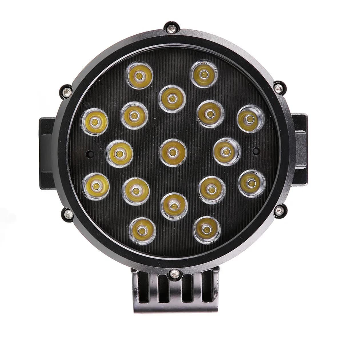 Black Horse Off Road LED 7 Dia.Lights Clear Aluminum PL2265KT