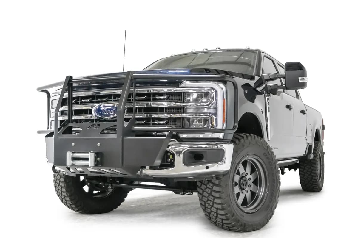 23c F250/F350 Winch Mount Bumper w/ Full Grill Guard