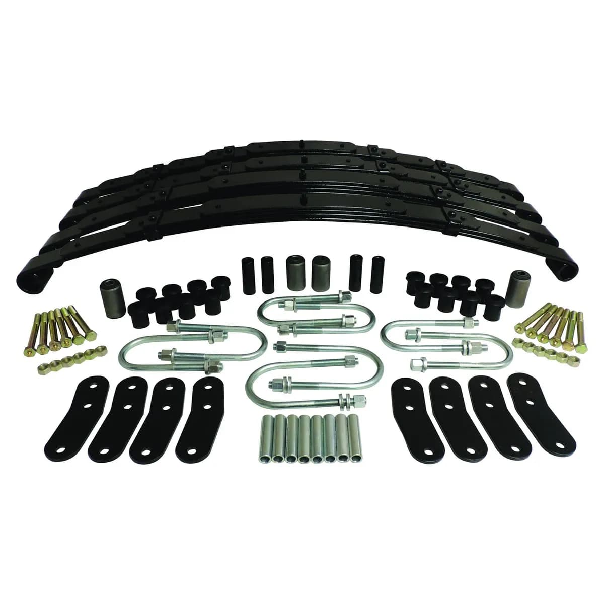 Crown Automotive Jeep Replacement LSK4 Front & Rear Leaf Spring Kit for 1987-1995 YJ Wrangler w/ Dana 35, 1-1.5 Lift
