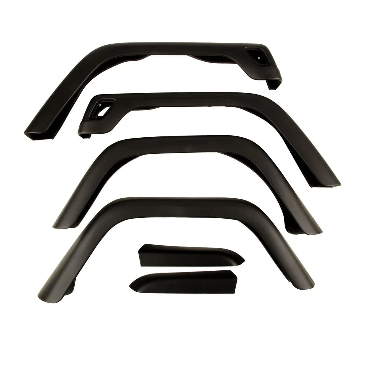 Fender Flare Kit 7inch Wide Rugged Ridge For 9706 Jeep Wrangler (Six Piece k