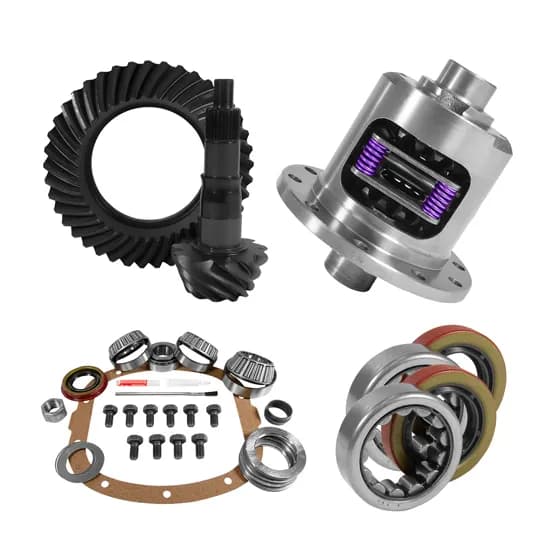 7.5 Inch GM 3.73 Rear Ring & Pinion, Install Kit, 26Spl Posi, 2.25 Inch Axle Bearing USA Standard