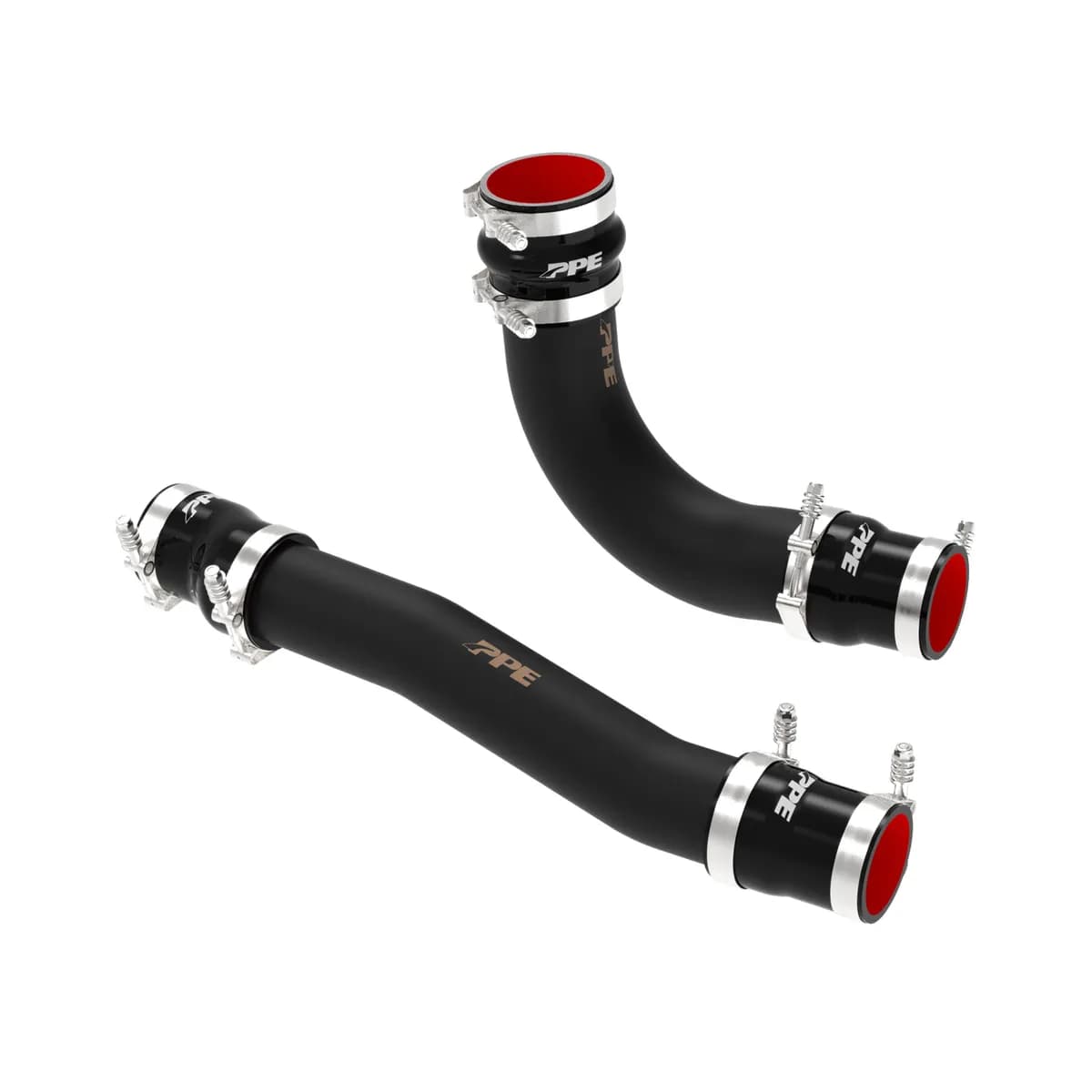 10-12 Dodge RAM Cummins 6.7L Intercooler Charge Pipe Kit - Stainless Steel-Black Pacific Performance Engineering