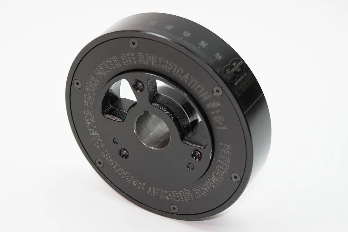 Damper Race Sfirated Chev sb 400/383 197080 Ext Bal 6.75in od Black