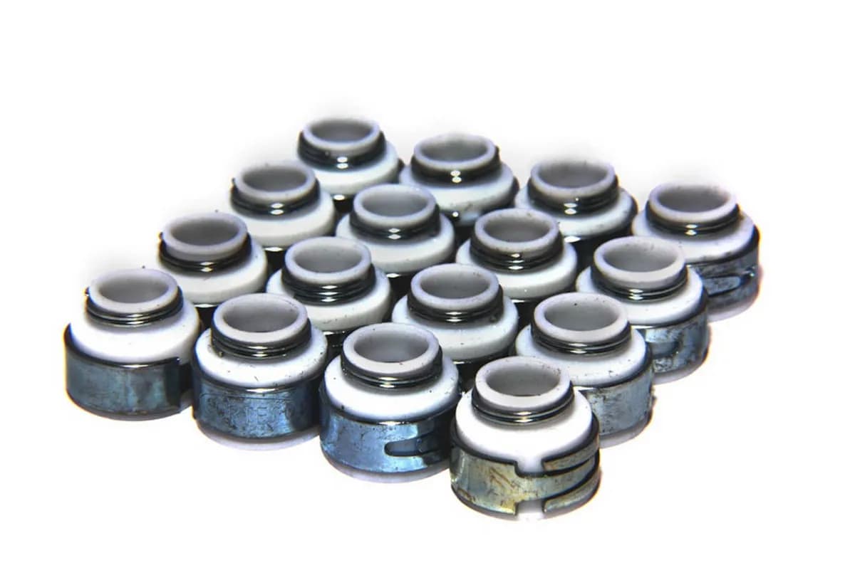 COMP Cams 500-16 Set of 16 PTFE Valve Seals for .530 Guide Size, 5/16 Valve Stem