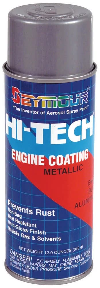 Seymour EN-71 Hi-Tech Engine Enamel Dull Aluminum 12 oz EN-71
