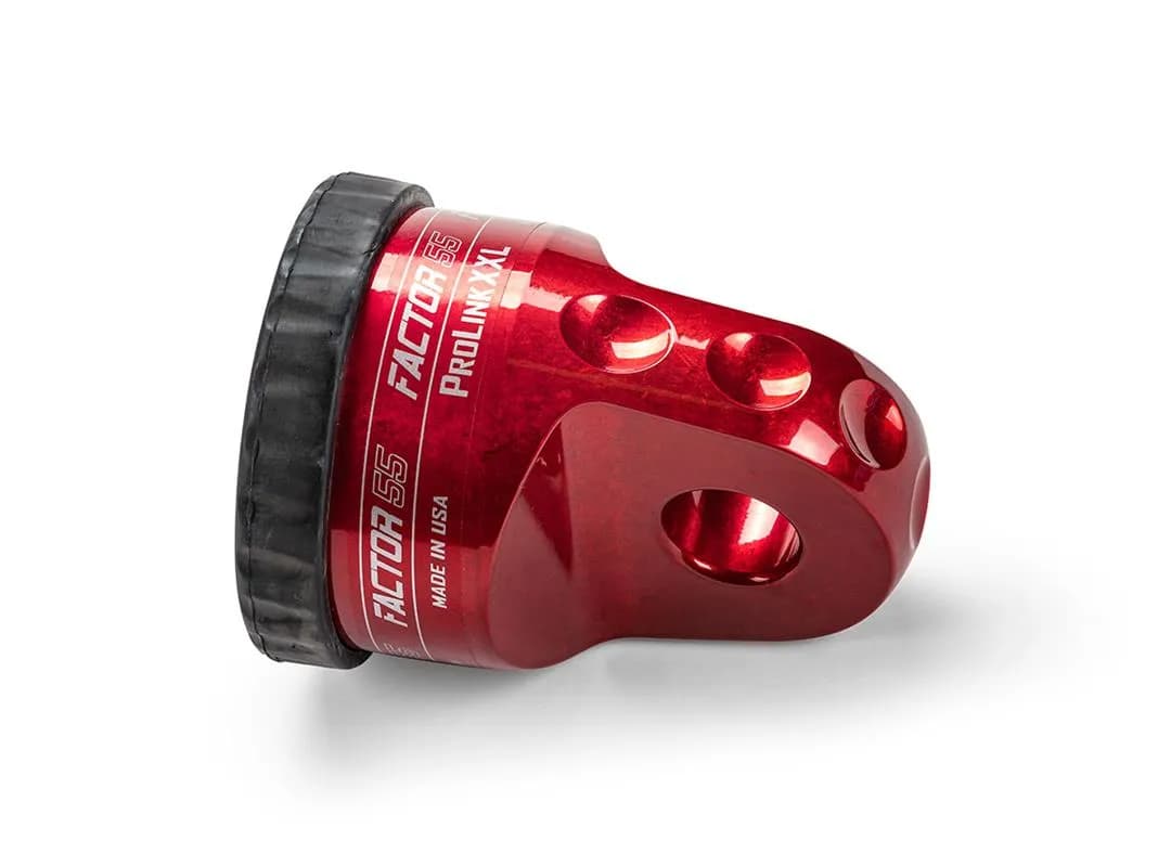 Factor 55 00210-01 Prolink XXL Winch Shackle Mount -- Red
