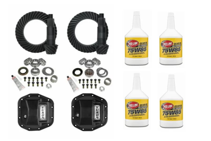Yukon Stage2 Front and Rear Ring and Pinion Kit w/ Gear Oil Package - JT/JL Rubicon