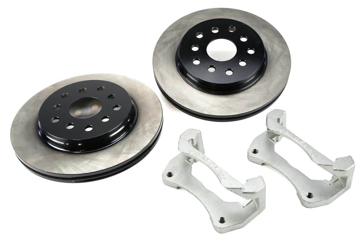 Big Rotor Kit JK Front Complete Anchor Brackets Plain Rotors 13.3in