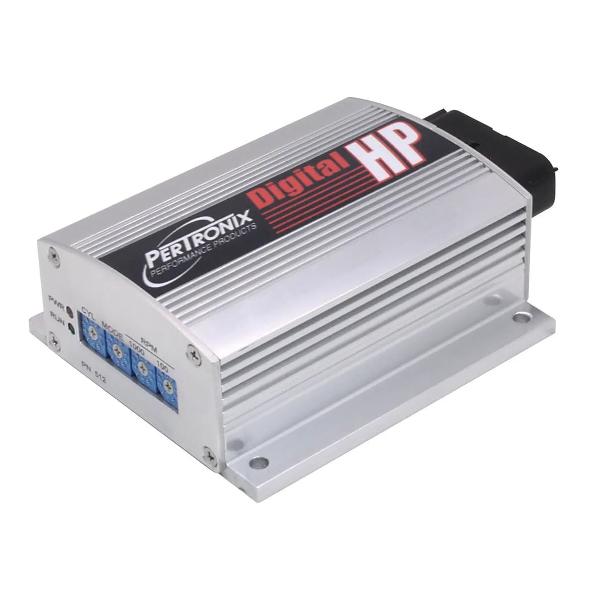 Pertronix Digital HP Ignition System. This System Features 187 Millijoules of Spark Energy, 3 Step Rev Limiter, And Multispark to Redline, All in a Ultra Small Form Factor. Silver.