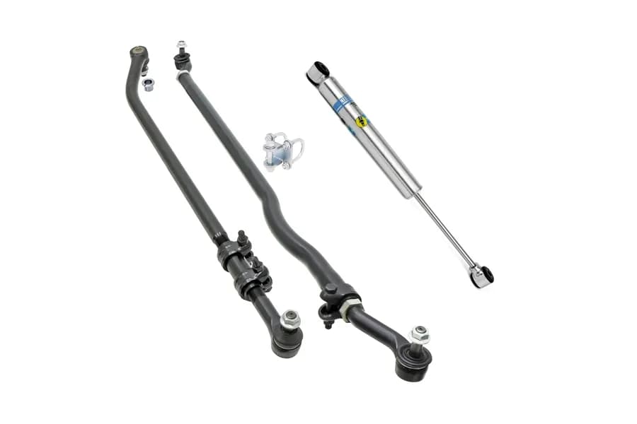 RockJock Currectlync Top Mount Steering System w/ Bilstein Stabilizer Package - JK