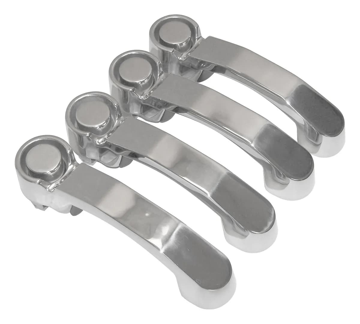 Door Handle Kit 2007-2015 JK Wrangler w/ Full or Half Doors;2008-2012 KK Liberty;2007-2011 KA Nitro;