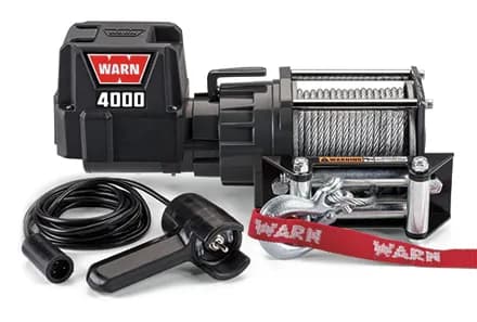 DC4000 Winch 4000lb w/Roller Fairlead