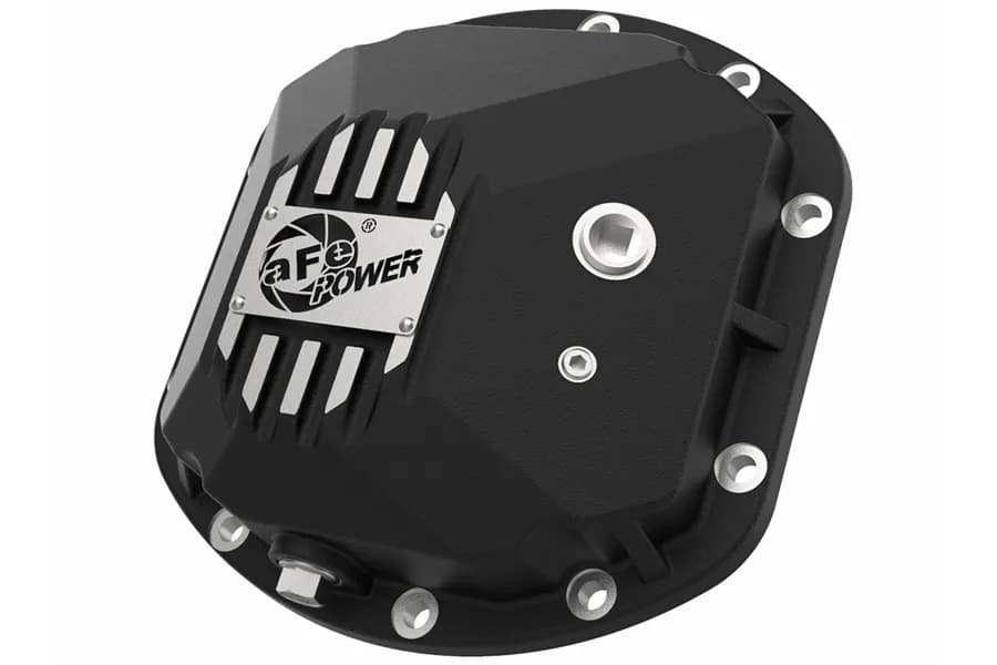 9718 Wrangler Pro Series Dana 30 Rear Differential Cover Blk W/ Machined Fins