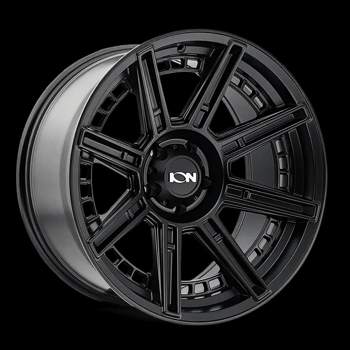 Cast Aluminum Wheels 149 MB 20x10 Matte Black 8 On 170 Bolt Pattern -24 Offset ION Wheels