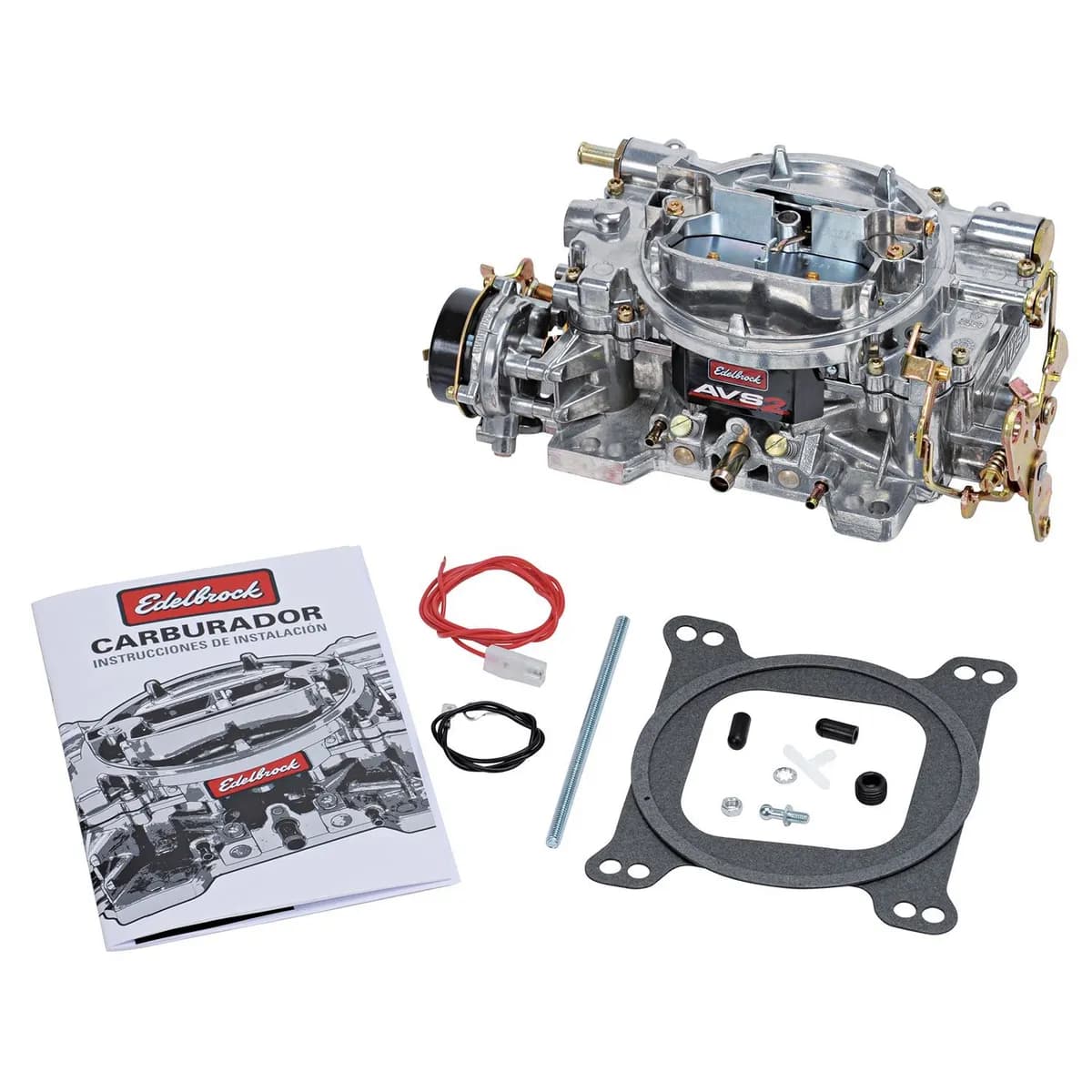 Edelbrock 1903 AVS2 500 CFM #1903 Carburetor with Electric Choke for Dual-Quad