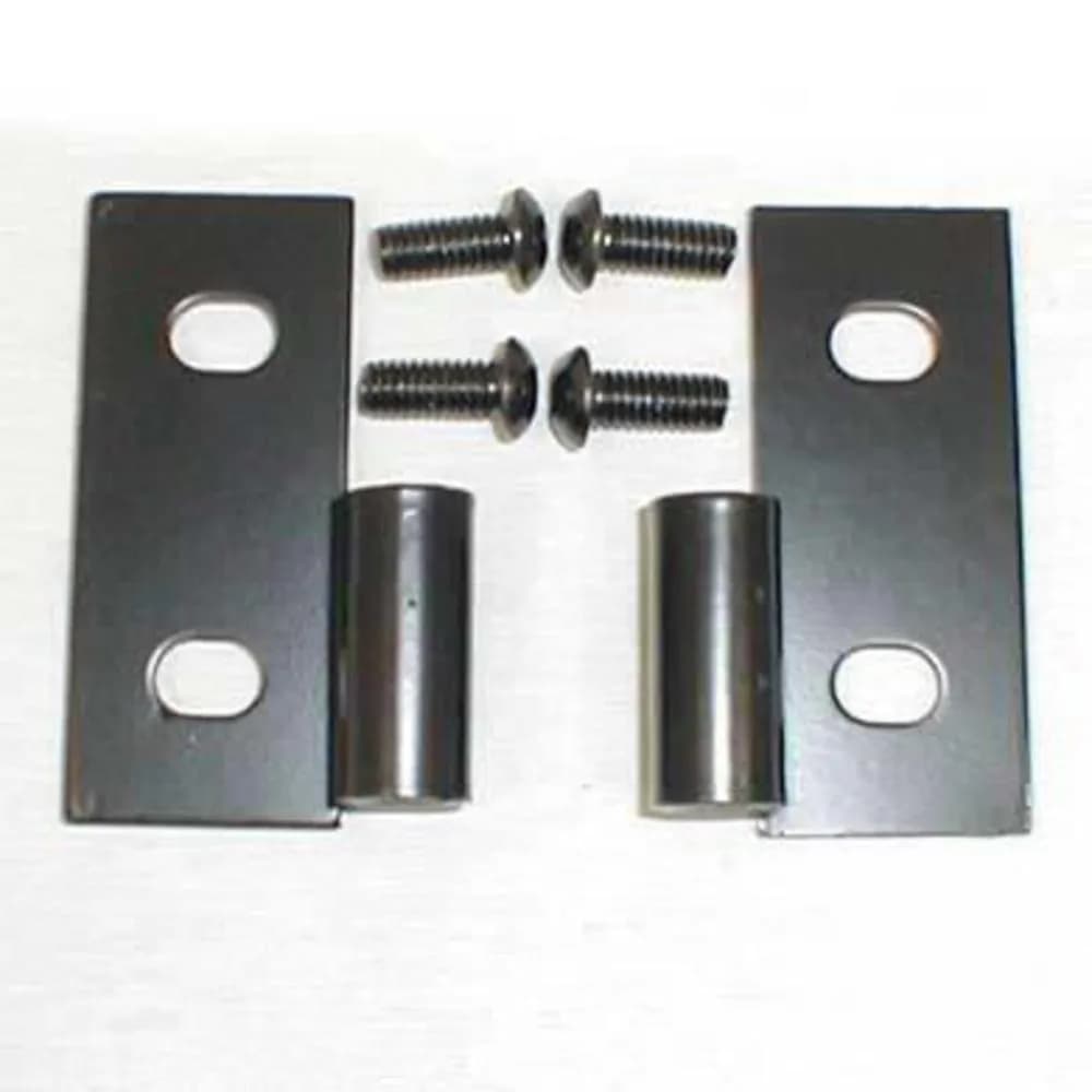 7606 CJ & Wrangler (Yj/Tj/Lj) Lower Door Hinge Brackets Black