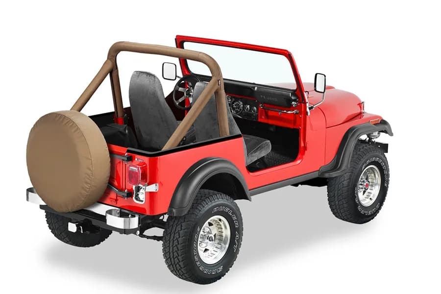Jeep Sport Bar Covers For Jeep 1980-1983 CJ5 Tan Bestop