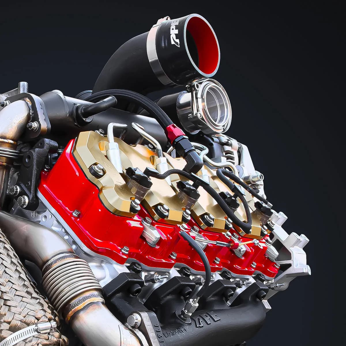 304 Stainless Steel Engine Coolant Return Pipe - 2006-2010 GM 6.6L Duramax LBZ LMM - Polished