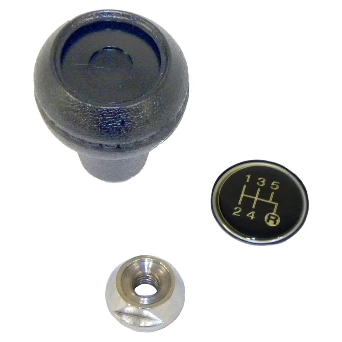 Crown Automotive Jeep Replacement 3241073K Transmission Shift Knob Kit for Jeep 82-86 CJs, XJ, SJ, J-Series, w/ T5 Trans.
